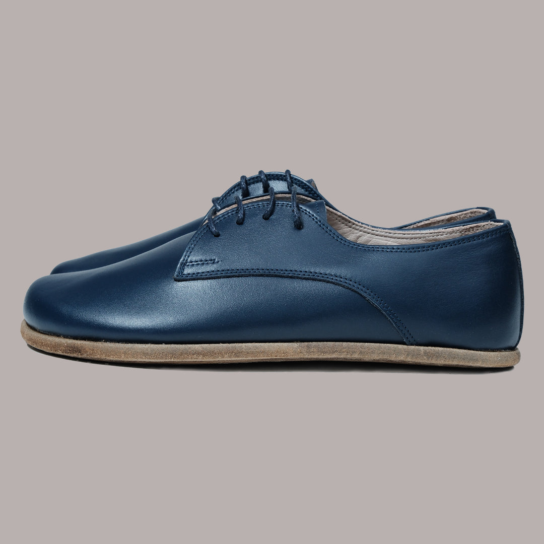 Women Oxford Nappa Navy Blue