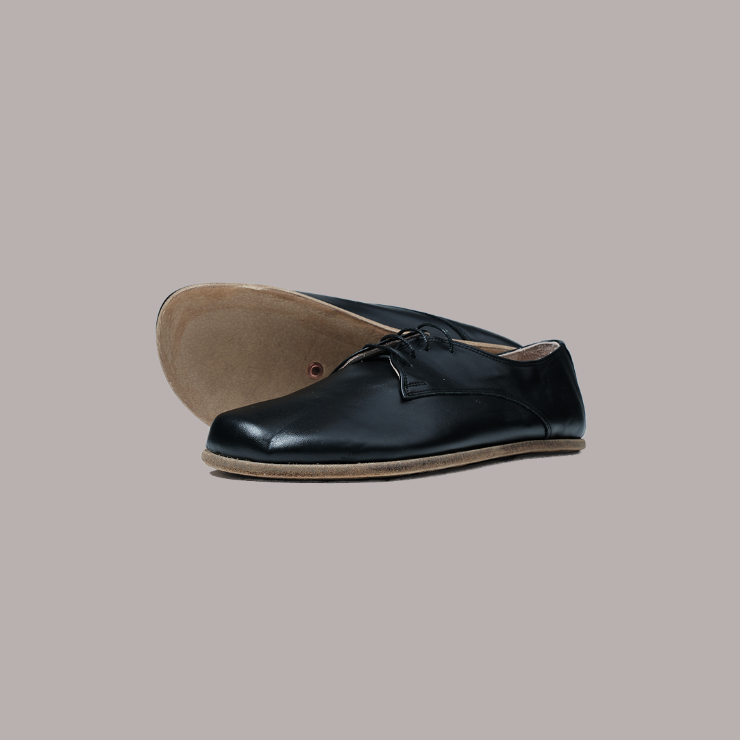 Men Oxford Nappa Smooth Black