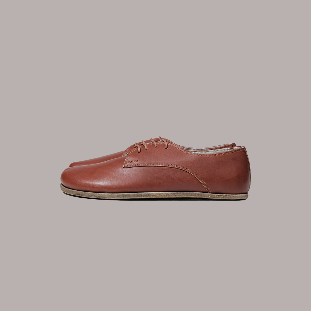 Men Oxford Nappa Smooth Brown