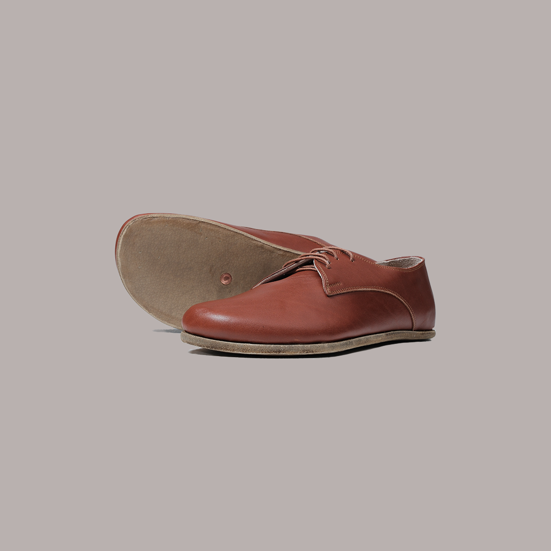 Men Oxford Nappa Smooth Brown