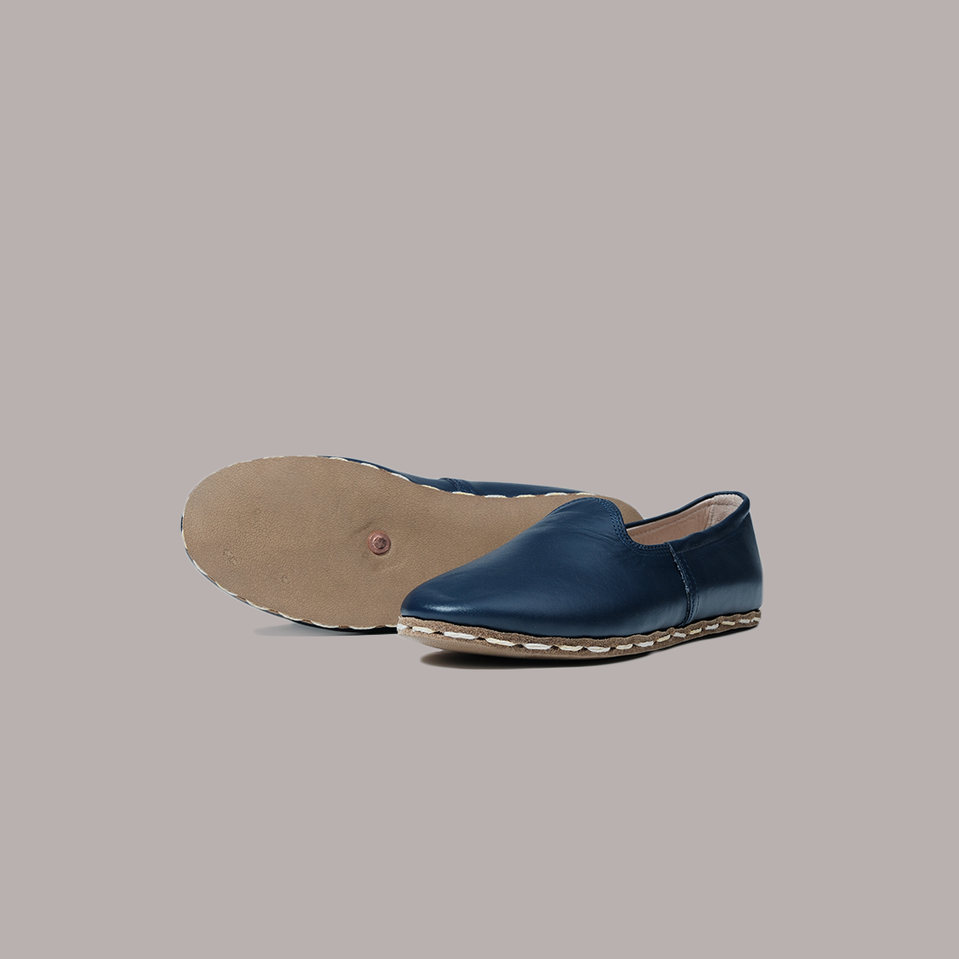 Women Slip-ons Nappa Smooth Navy Blue