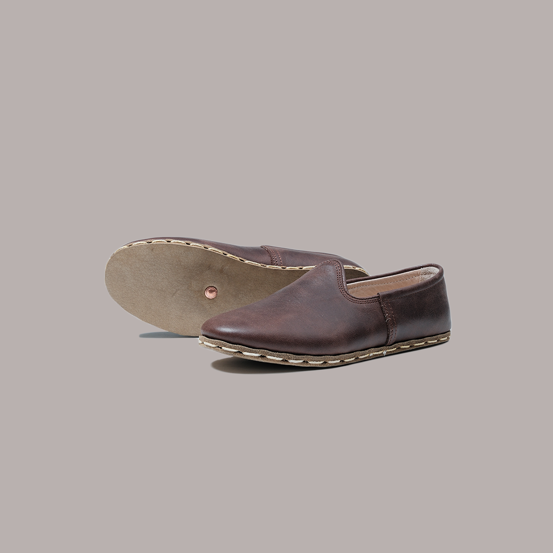 Women Slip-ons Crazy Brown