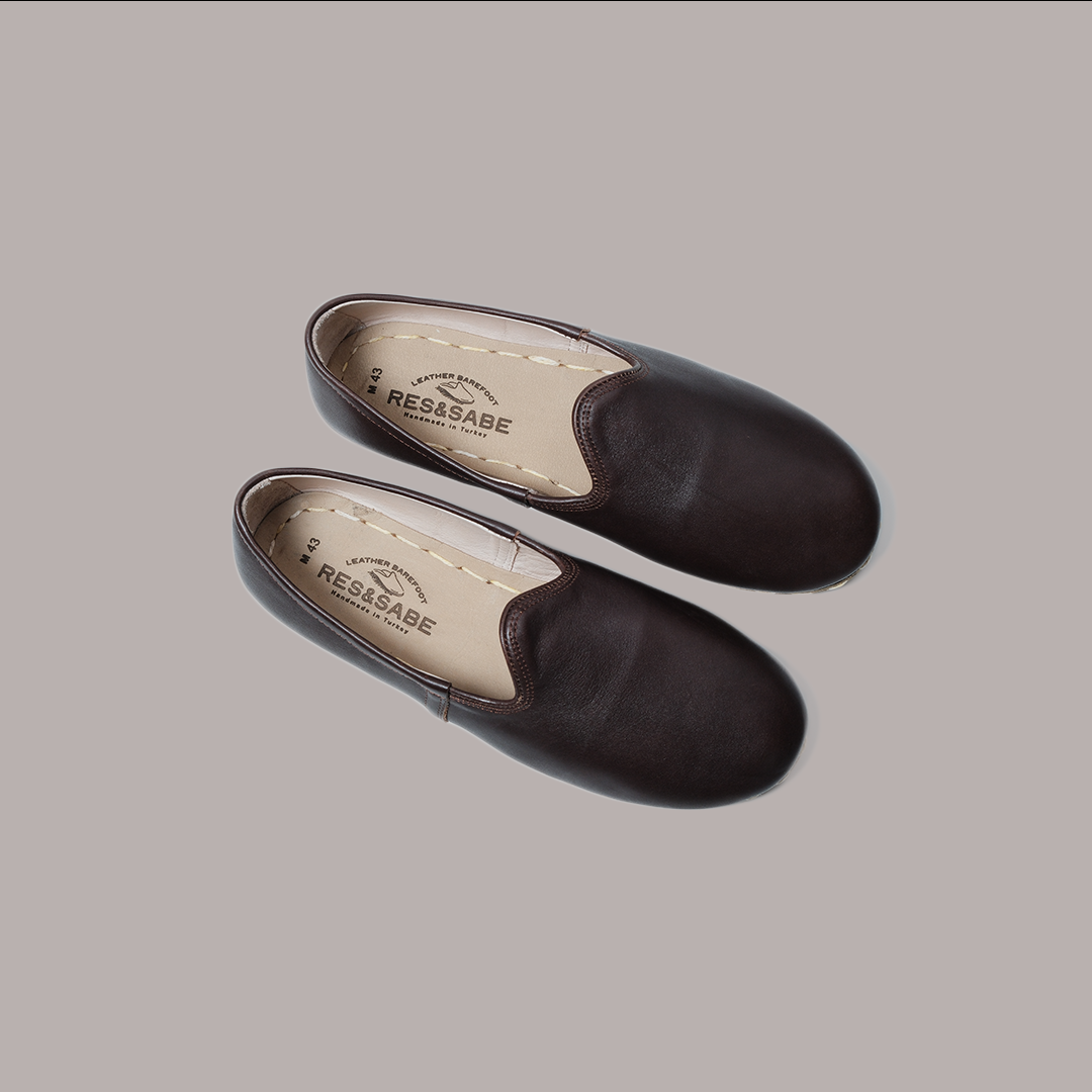 Men Slip-ons	Nappa Smooth Dark Brown